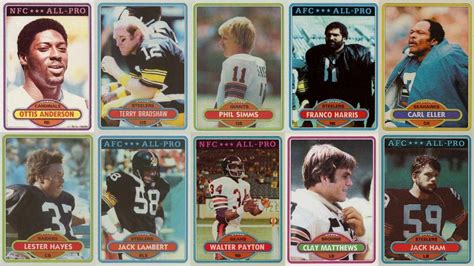 most valuable 1980 topps football cards|40 Most Valuable Football Cards: The All